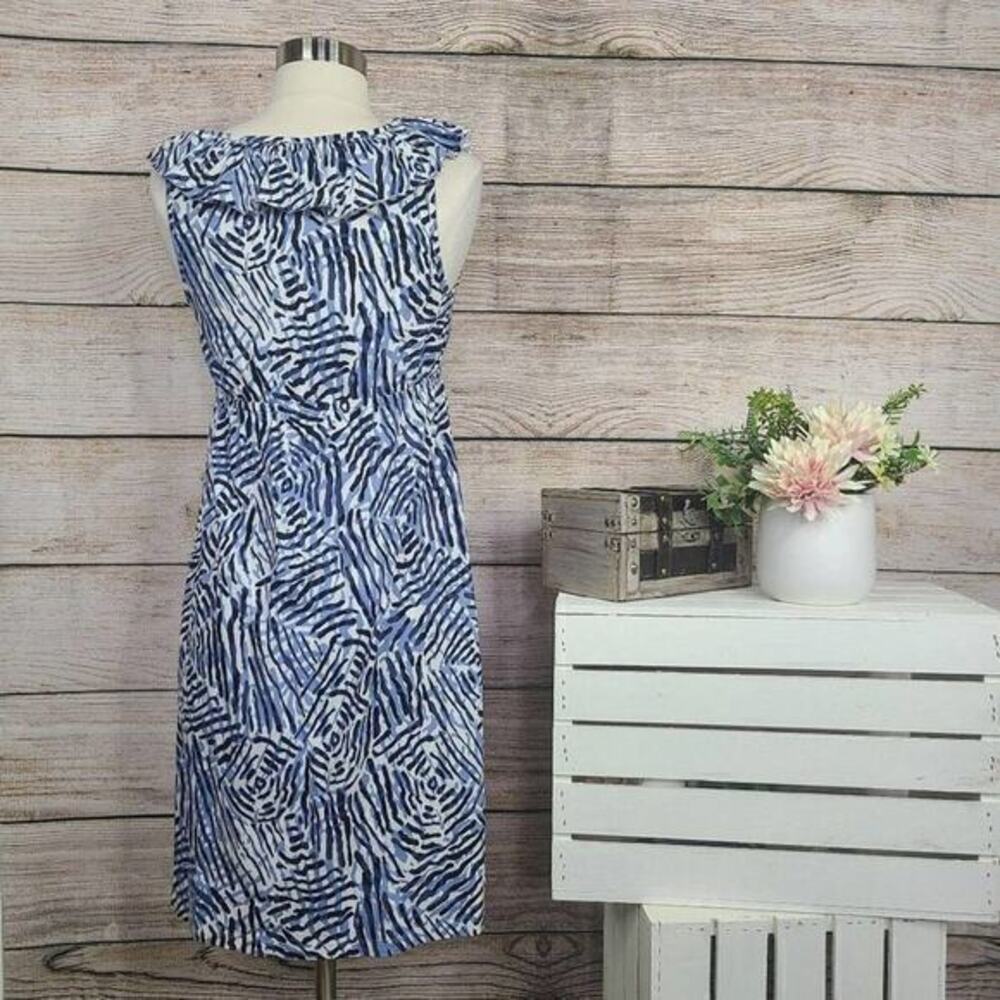 5/$25 Ann Taylor LOFT‎ Sleeveless Ruffle Dress Size Small - Picture 2 of 2